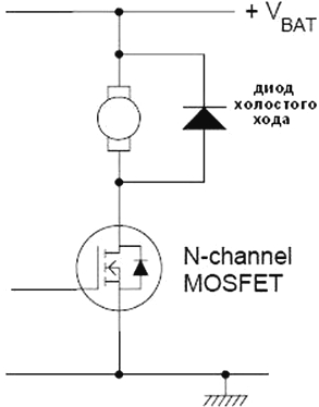 Мосфет вместо реле схема